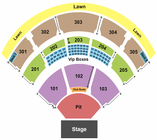 Jiffy Lube Live Dave Matthews Band Seating Chart